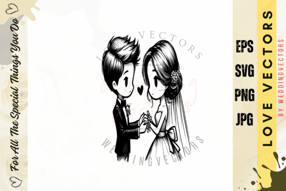 C4553: Capturing Matrimonial Grace in Vector Form