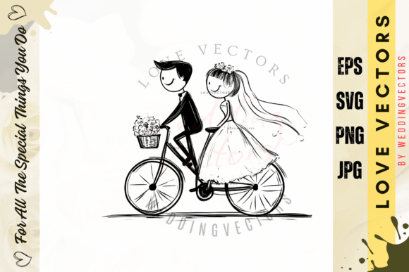 C4740: The Minimalist Vector Set for Wedding Elegance
