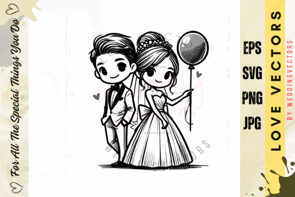 Capturing Forever: A Visual Guide to Wedding Couple & Love Vectors