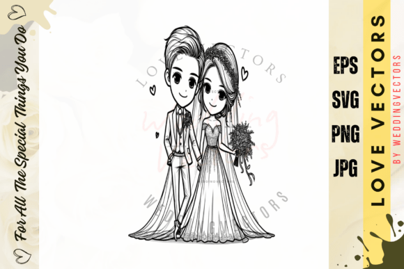 Love & Design: Crafting Your Story with Wedding Vectors