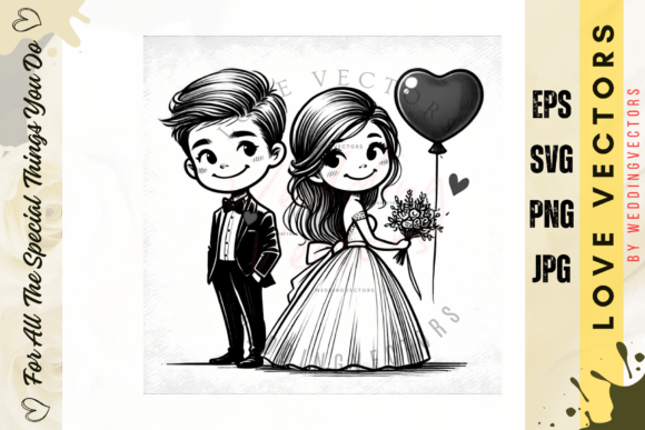 Luxury Wedding Vectors: Timeless Art for Invitations