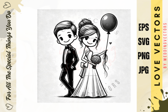 Minimalist Romance: The Versatile Charm of Wedding and Love Vectors