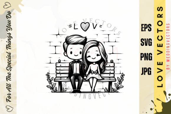 Soft Light Wedding Illustration - C508: Crafting a Visual Love Story