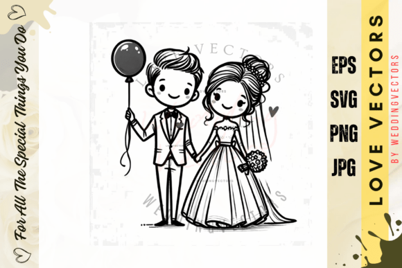 Wedding Couple and Love Vectors: Crafting Your Brand's Romantic Story